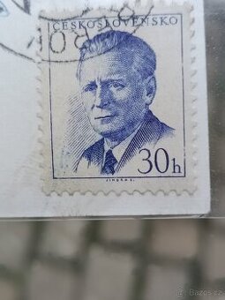 Známka president Novotny