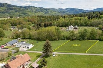 Prodej stavebního pozemku 1584 m² Raškovice - Husinec