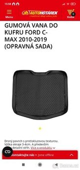 Vana do kufru Ford C-MAX
