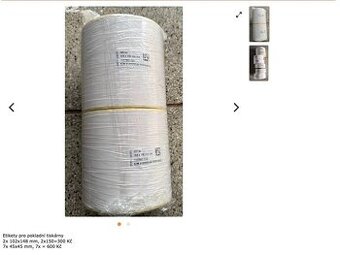 Etikety pro pokladní tiskárny SLEVA 50%