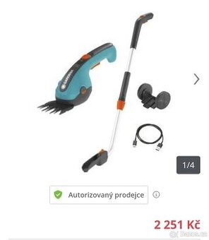 Nůžky na trávu Gardena ClassicCut Li 9886-20 (s baterií)