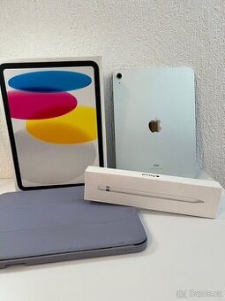 iPad 10.gen 100% baterie + apple pencil 1, záruka