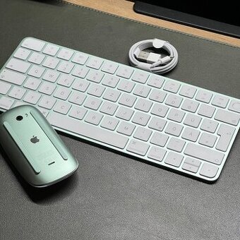 ZÁRUKA Magic Keyboard TOUCH ID + Mouse 3 (zelená / mint)