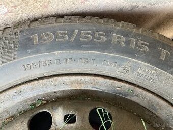 Ocelová kola s pneu 195/55 R15 85T