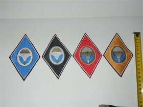 ČSLA-nepoužité výsadkářské nášivky