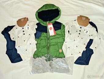 Sada klučičího oblečení vel. 62-68 vše nové