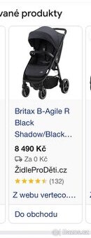 Prodám po dceři sportovní kočárek Britax