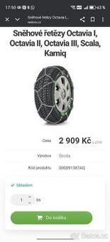 Nove snehove retezy SKODA (Octavia, Scala, Kamiq)