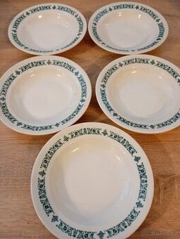 Retro gastro talíře G. Benedikt - lázeňský