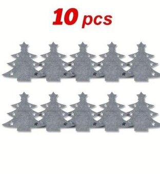 Sada 10 ks podložek vánočních na příbory