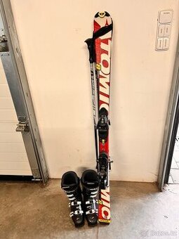 Atomic Lyže 140cm + lyžáky