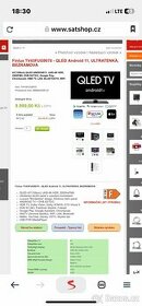 Prodám Finlux TV43FUG9070 - QLED Android 11, ULTRATENKA, BEZ