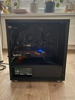 Herní PC i3-12100f 32GB RX580 8GB SSD