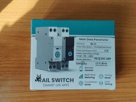 Wi-fi jednofázový jistič 32A TUYA