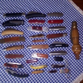 Prodám malou sbírku kapesních nožů SLEVA