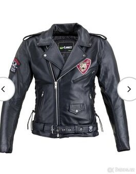 Kožená bunda křivák