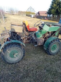 Kloubový malotraktor domácí výroby