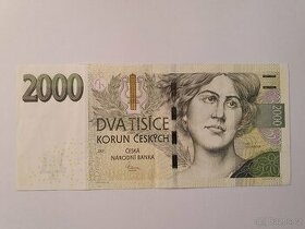 Bankovka 2000 Kč 1997 série D
