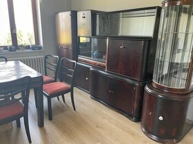 Starý nábytek - jídelní set + skříně s vitrínama za odvoz - 1