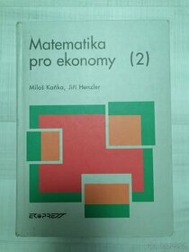 Matematika pro ekonomy 2