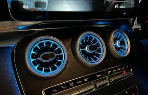Podsvícené výdechy klimatizace Mercedes Benz C, GLC