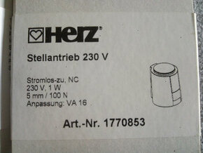 Termopohon Herz 5ks -radiátory,rozdělovač podlahového topení