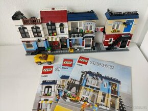 Lego creator 31026 moto shop a kavárna