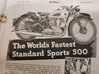 BSA goldstar 500 ohv 1939..