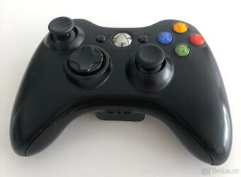 Ovládač bezdrôtový čierny XBOX 360 - Originál Microsoft - 1
