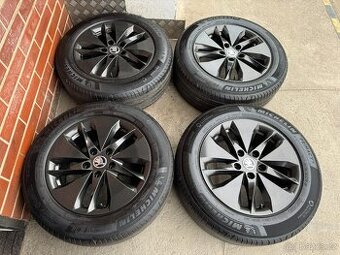 Alu 16" 5x112 škoda TWISTER Black O4 letní 99% TOP