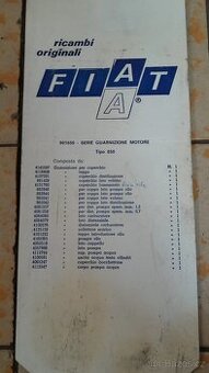 Sada těsnění na Fiat 500/600 - 1