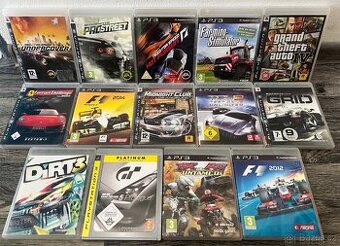 ZÁVODNÍ HRY PS3 - TOP STAV