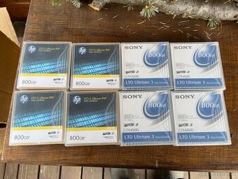LTO-3 Ultrium kazety – 800 GB – nové (HP + Sony) - 1