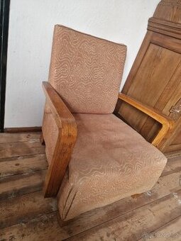 Staré křesla 2ks art deco