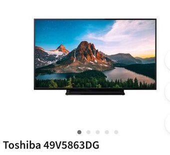 TV SMART 4K UHD 124cm TOSHIBA YouTube, Netflix, oneplay