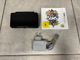 Nintendo 3DS + dokovací stanice + originál nabíječka + hra S