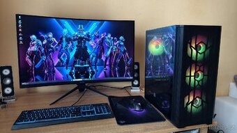 Herní PC i3 14100f/16DDR4/RX5700xt/1tbssd/650w zaruka