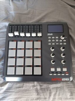 Akai mpd26 midi kontroler, pady, mpc