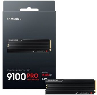 SSD Samsung 9100 PRO Heatsink 4TB - Nový
