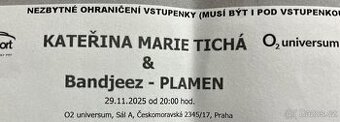O2 Univerzum - Kateřina Marie Tichá a Bandjeez