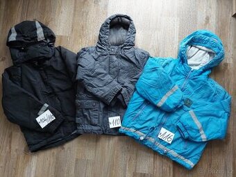 Dětské zimní bundy vel. 104, 110, 116