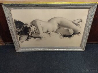 Obraz - Akt ženy - Pavelka z roku 1941