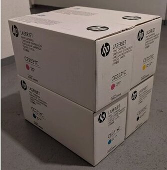 Sada originálních tonerů HP CE250Y 251Y 252Y 253Y