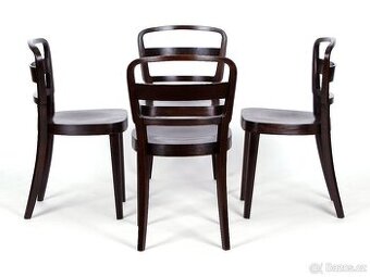 Celodřevěné jídelní židle po renovaci. 4ks