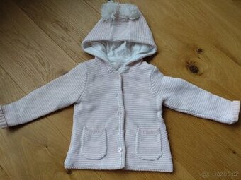 Kabátek pletený s kapuci (80)
