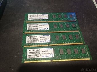 8GB DDR3 Patriot 1600MHz - V ZÁRUCE DO ROKU 2035 (Alza)