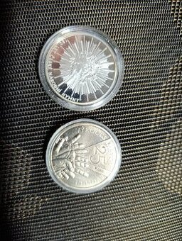 Stříbrné mince - 1