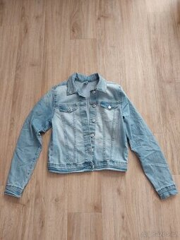 Dívčí džínová bunda HaM vel. 152