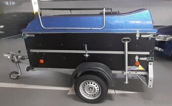 Přívěsný vozík AGADOS se sklápěcím mechanismem