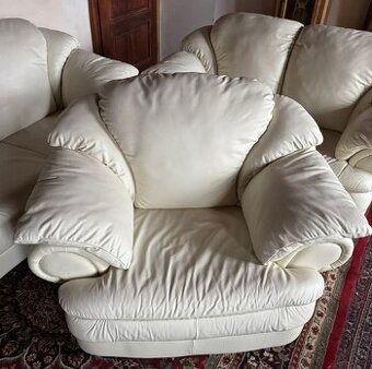 Kožená sedací souprava 3+2+1,5834